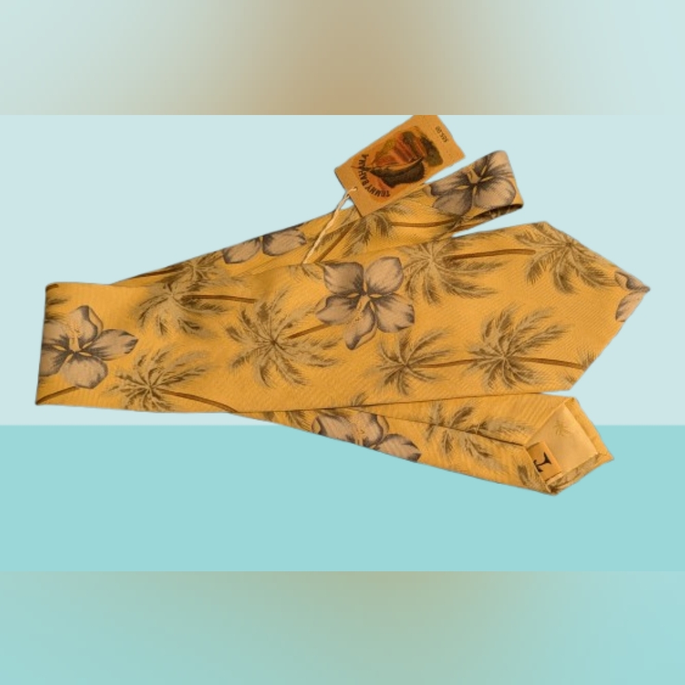 NWT Tommy Bahama Golden Palm Tie